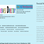 Top digital Marketing Business social Bookmarking place