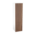 RTA Walnut Cabinet – Single Door Tall Cabinets | 24"W x 90"H x 23.8"D